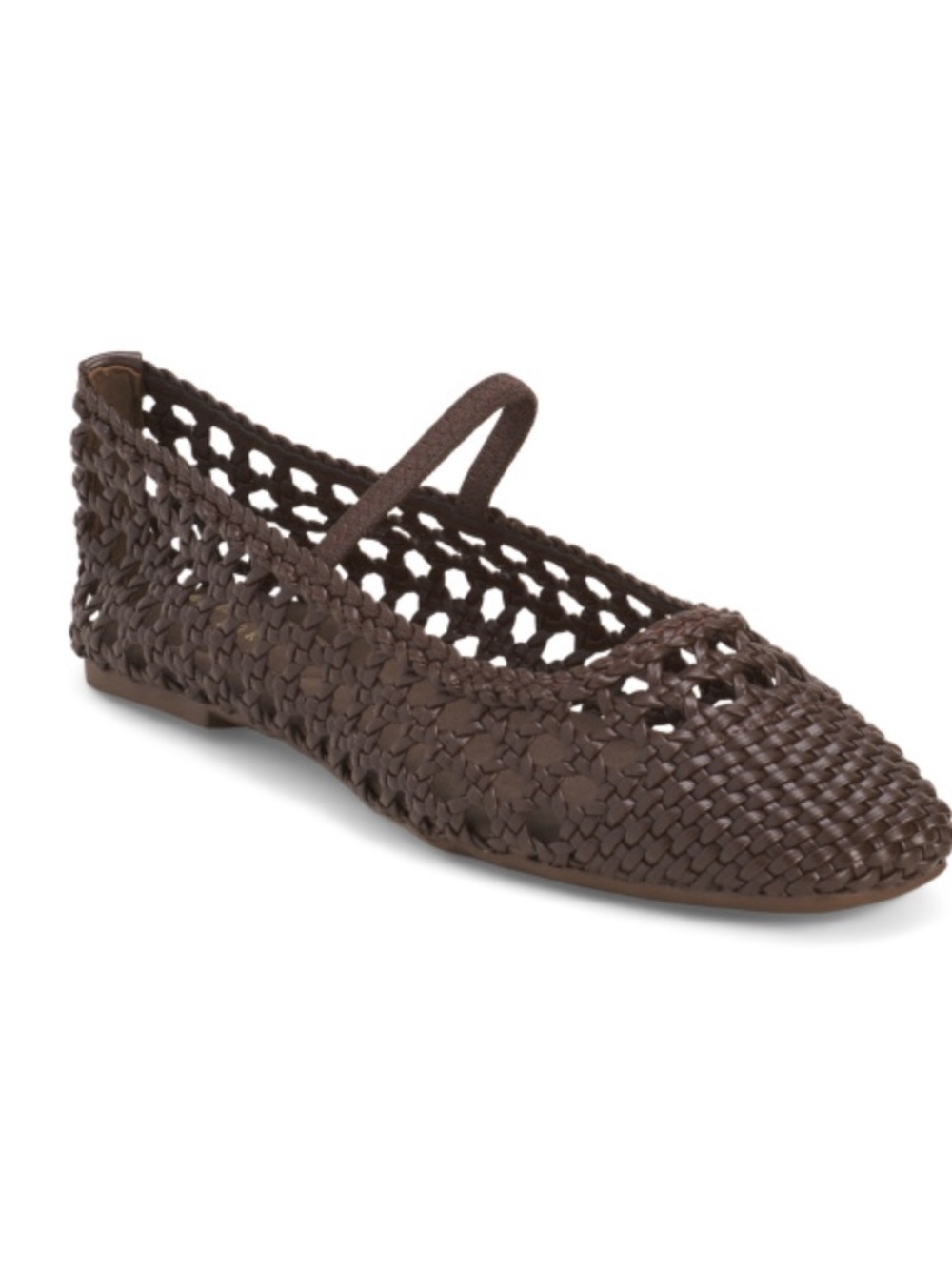 Nicole Miller Woven Ballet Flat - Brown